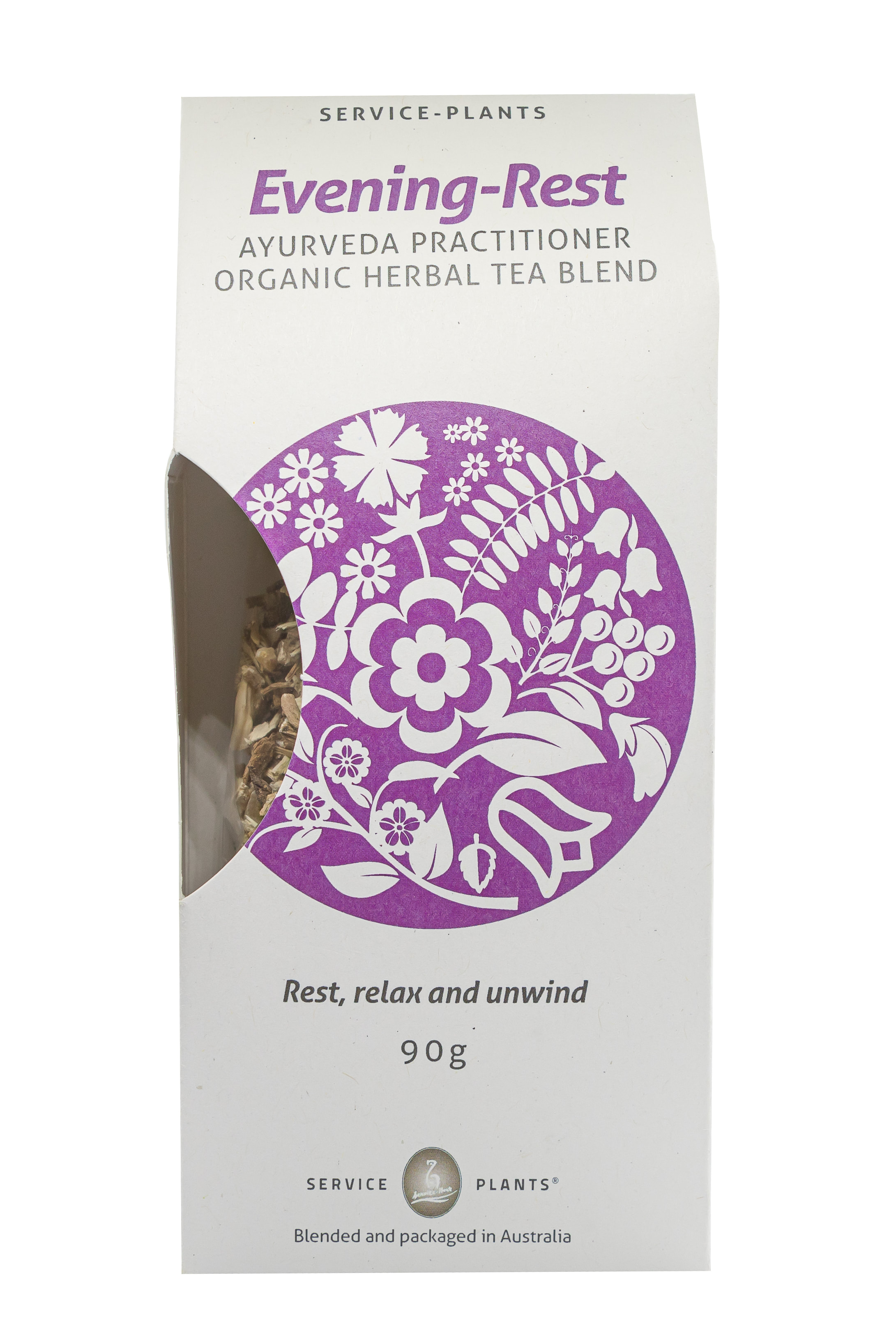 Evening-Rest Herbal Tea – 90g Organic Loose Leaf 